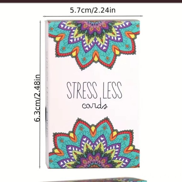 NEW The Original Stress Less 50 Mindfulness Exercises Cards Stress And Anxiety - Picture 4 of 5